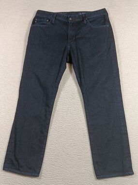 Adriano Goldschmied Jeans Mens 33x32 (33x28) Blue Everett Slim Straight Japanese